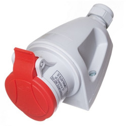 Gniazdo stałe 16A 4P 400V IP44 ELEKTROMET 921861