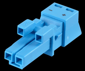 890-1102 WINSTA® MINI, two-pin socket, without strain relief housing