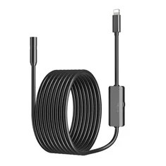 【IOS Soft Line】 Aparat do endoskopu dla iPhone APPLE 8MM Samochody Endoskopowa elastyczna linia IP68 Wodoodporny 8 diod świetlny