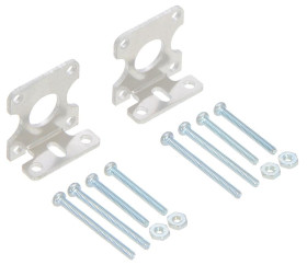 Pololu Stamped Aluminum L-Bracket Pair for Plastic Gearmotors