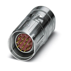 Złącze wielostykowe przemysłowe 12-pinowe M23 Montaż na kablu Wtyczka Phoenix Contact