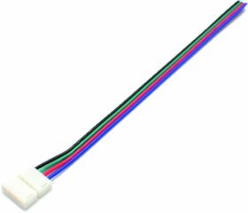 Złączka jednostronna 10mm do taśm RGB z przewodem