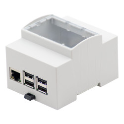 Hitaltech - Raspberry Pi 3 DIN Rail Case (4M Modulbox)