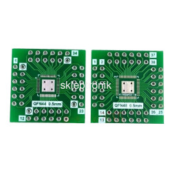 Płytka adapter QFN44/QFN48/QFP44/QFP48 na DIP