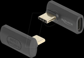 60244 Adapter USB 4.0 C plug - 90° > socket, 8K 60 Hz