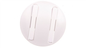 Celiane Plakietka Klawisza Podwójnego Slim Biała 065002