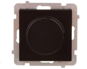 SONATA ściemniacz uniwersalny do obciążenia żarowego, halogenowego oraz LED czarny metalik ŁP-8RL2/m/33