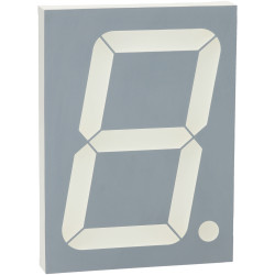 Kingbright SA40-19SURKWA 101.2mm (4.0 inch) Single Digit Numeric Display