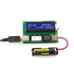 Tester pojemności ogniw AA/AAA, zlutowany AVT3169