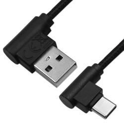 Qoltec Kabel USB typ C męski USB 2.0 A męski 1m