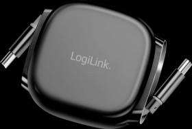 CU0500 USB-C plug to USB-C plug, extendable, 1.0 m, black