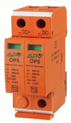 Ogranicznik przepięć PV T2 2P 1000V DC 20kA APV-OPS-2P-T2