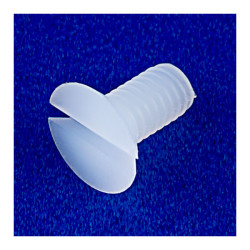 Optimas 0040408 Countersunk Head Slotted Metric Machine Screws M3 x 6mm Pk 100