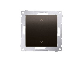 SIMON 54 Lokalny sterownik roletowy z automatyczną kalibracją i programowalną pozycją ulubioną brąz mat DEZ1L.01/46 KONTAKT SIMO