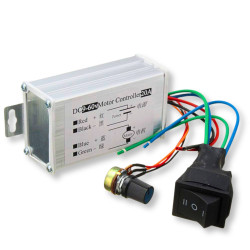 Moduł Regulator PWM obrotów prędkości silnika DC lewo prawo 9-60V 20A