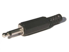 Wtyk jack 3,5mm mono plastikowy