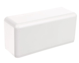 Pokrywa końcowa EKD 120x40mm biała 8581