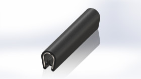 Ochraniacz krawędzi szerokość: 9mm Zabezpieczenie krawędzi dł: 20m PVC