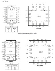 DG445 Improved, Quad SPST Analog Switch (4 NO)