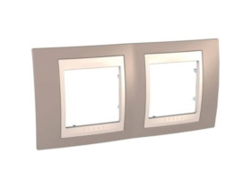 UNICA PLUS Ramka 2 podwójna pozioma róż cynamonowy MGU6.004.574 SCHNEIDER ELECTRIC