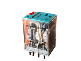 Przekaźnik mocy 230V ac 4PDT Durakool, Wciskane