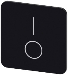 Tabliczka opisowa Siemens 3SU1900-0AF16-0QP0 (S x W) 22 mm x 22 mm 0/I 10 szt.