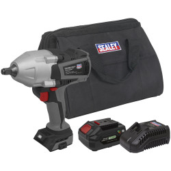 Sealey CP20VXIWKIT Premier SV20 Series Cordless Impact Wrench Kit 20V 4Ah
