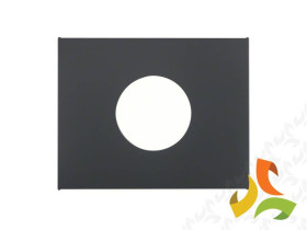 BERKER K.1 Płytka czołowa do wyłącznika i sygnalizatora świetlnego E10 antracyt mat lakierowany 11657006 HAGER