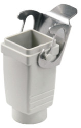 Grommet housing, size A7, plastic, M20, straight, cross bow locking, IP65, 1788540000