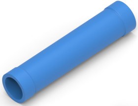 Butt connectorwith insulation, 1.04-2.62 mm², AWG 16 to 14, blue, 27.05 mm, 34071