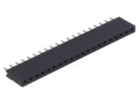 PS-20S Gniazdo PS do druku 20 pin (do listew PH 2.54) , jednorzędowe, proste