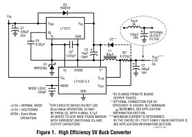 3.3V High Efficiency Step-Down Switching Regulator Controller