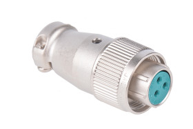 Złącze okrągłe 3-pinowe Miniature Kabel Wtyk JAE Żeńskie SRCN