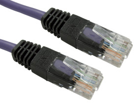 Kabel Ethernet Cat5e długość 1m Z zakończeniem RS PRO PVC l. żył: 8 średnica 4.9mm