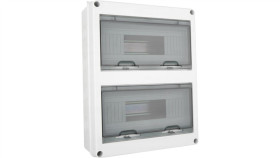 Rozdzielnica Natynkowa Hermetyczna 2X12 Modułowa 1000V Dc Z Listwą N+Pe Ip65 Apv