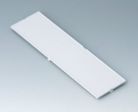 Front plate, PC, (W x H) 155 x 42 mm, gray, B6806100