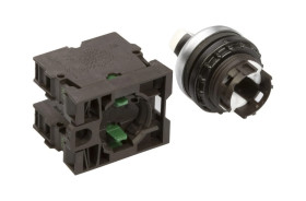 Przełącznik 3 położeniowy pokrętło 22mm czarny 2Z bez samopowrotu M22-WRK3/K20 216520