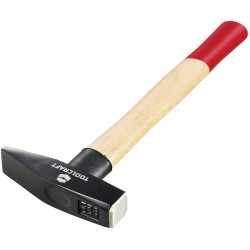 Toolcraft TO-8597556 Ball-peen Hammer 300g 312mm Wooden Handle DIN 1041
