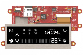 Kolorowy wyświetlacz LCD 3.9cal TFT 480 x 128pikseli SPI I/F Nie 4D Systems