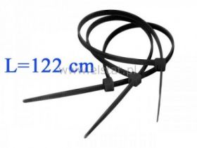 Opaska zaciskowa 9,0 x 1200mm ( czarna odp. na UV)