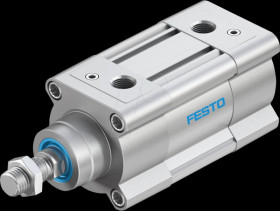 2125490 Standard cylinder, DSBC, dia. 63 mm, M16x1.5, G3/8, PPVA