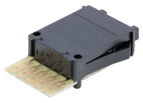 Przełącznik tarczowy przyciskowy, BCD, Przewlekany, Płytka drukowana, położenia: 10