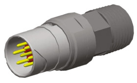 Złącze wielostykowe przemysłowe 7-pinowe Montaż na kablu Wtyczka Souriau Sunbank by Eaton