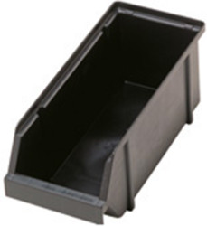 ESD clear box, black, (L x W x D) 125 x 125 x 295 mm, ESD SICHTBOX 5-460