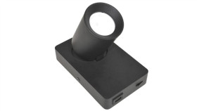 Lampa Spotlight Taft 1Xgu10 Czarna Gniazdo Usb