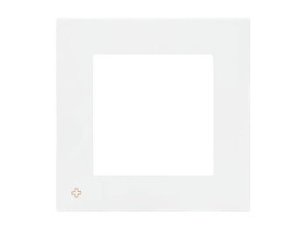 SIMON 55 Ramka 1 pojedyncza LINE antybakteryjny biały mat TR1/AB111 KONTAKT SIMON