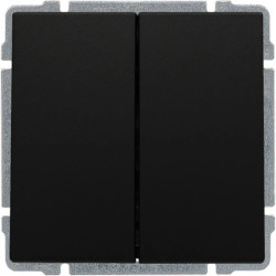 KOS 66 Łącznik podwójny podświetlany z klawiszem bez ramki 16AX 250V 620915