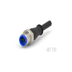 TE Connectivity 1-2273044-1 Cables 4Pos PVC 1.5m M12 Male Plug Shrouded