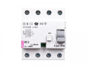 Wyłącznik różnicowoprądowy 4P 100A 0,03A typ AC EFI-4 002062151