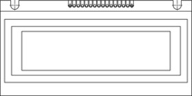 LCD-122H032N 122 x 32 Graphic LCD